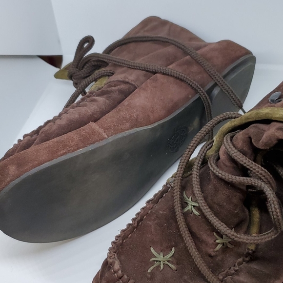 Robert Clegerie E space brown lace booties 10 - Picture 5 of 5